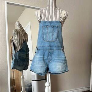 Light Blue Denim Overalls